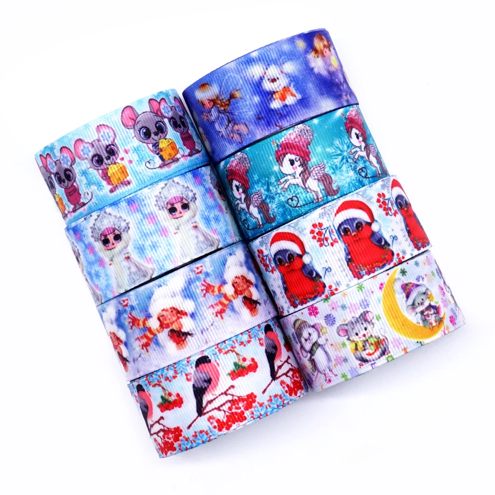 Бесплатная доставка 50 ярдов мультяшная печатная корсажная лента 32005 | Дом и сад