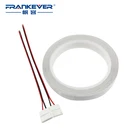 FrankEver 5 мкомпл. DIY OFC клейкий плоский кабель Невидимый светодиодный светильник кабель с 2 проводниками подходит для шнура питания низкого напряжения