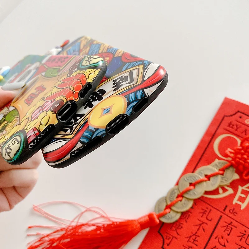 Chinese Style New Year Mobile Phone Case For iPhone 11 Pro X XR XS MAX 7 8 Plus Back Cover Mouse Doll Silicone Soft Fundas |