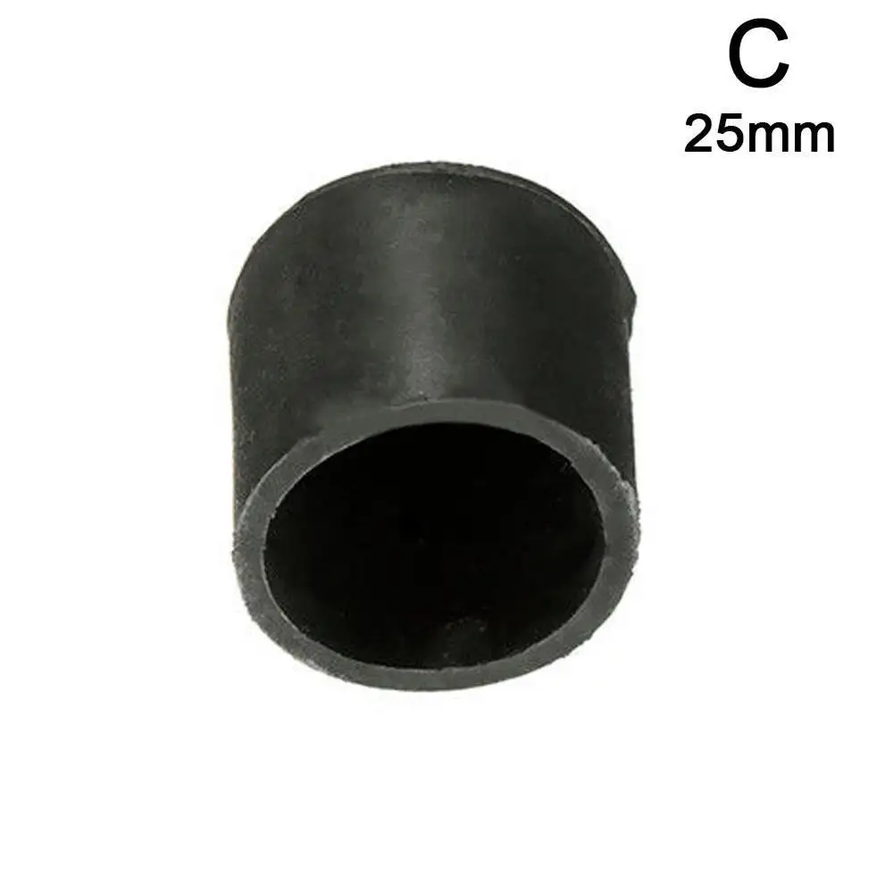 C 25MM 4 шт PE пластиковые круглые колпачки на ножки стула покрывает резиновые защитные накладки для ног накладки для ножек мебели 16 мм/19 мм/25 мм/30 мм - Цвет: C 25MM
