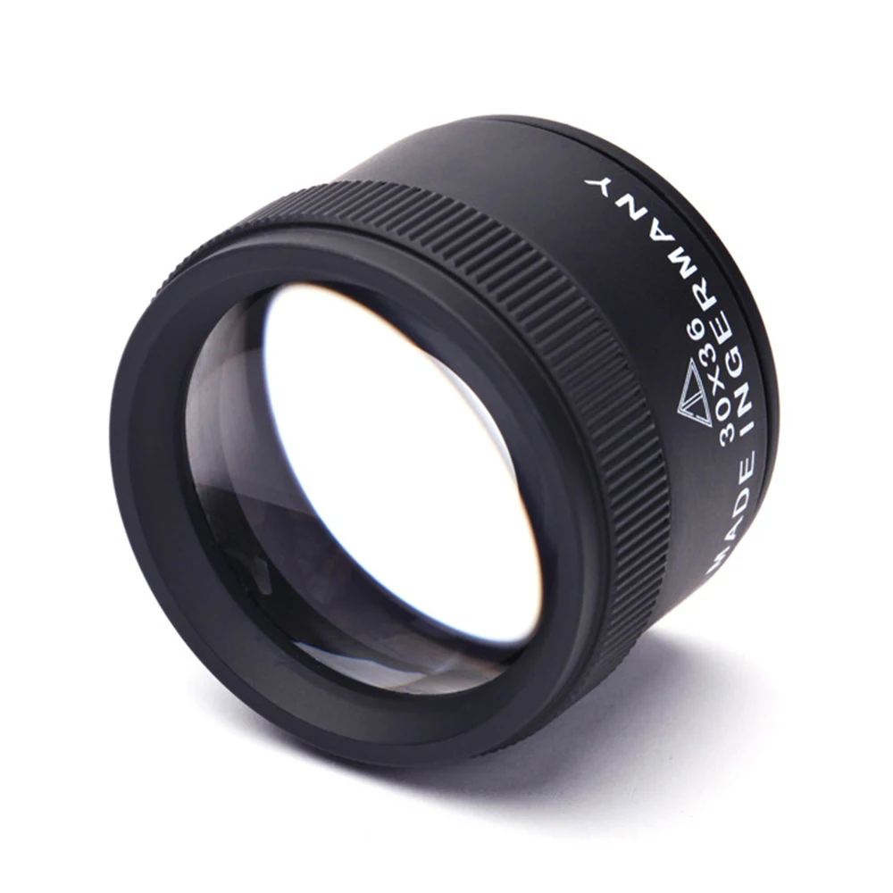 Увеличительное стекло Hd 30x36 мм оптическое линза лупа миниатюрная Карманная Лупа