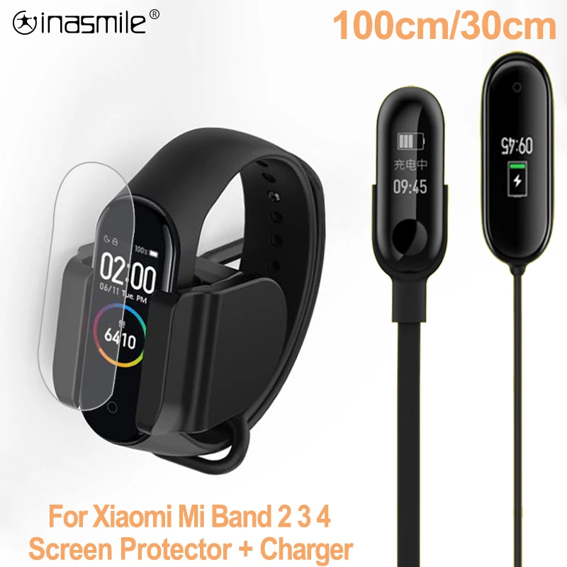 Зарядное устройство для Xiaomi Mi Band 2 3 4 зарядный кабель док станция передачи данных