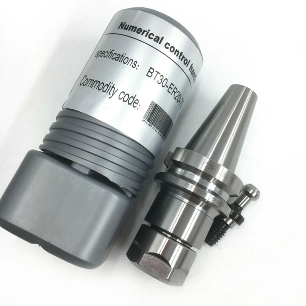 

10000RPM BT30 Chuck Toolholder ER20 L70mm HSS Material & Pull Stud CNC Milling
