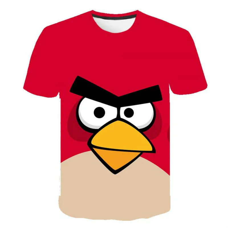 

Newest 2021 boys and girls cartoon print casual T-shirt short sleeves