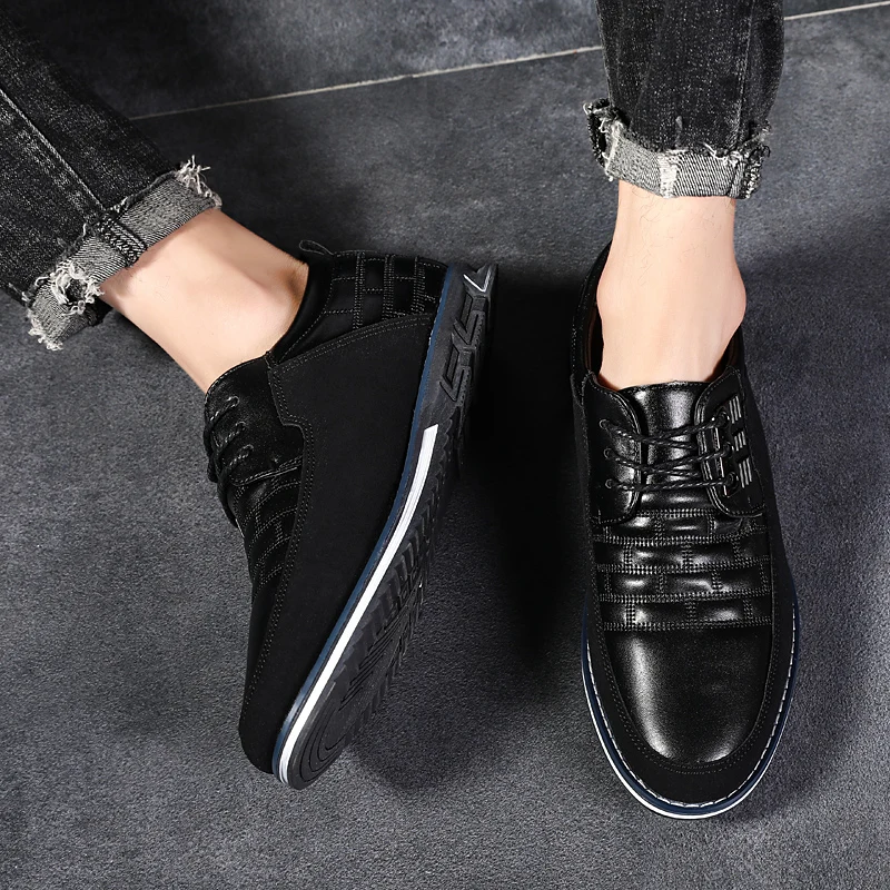 

Shoes Casual Shoes For Men Leather Casual Man Sapato Masculino Zapatos Informales De Hombre Men's Genuine 2020 Fashion