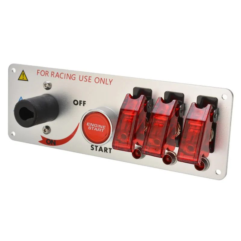 1 шт. 12 в 30 А Светодиодная панель переключателя для запуска двигателя гоночного
