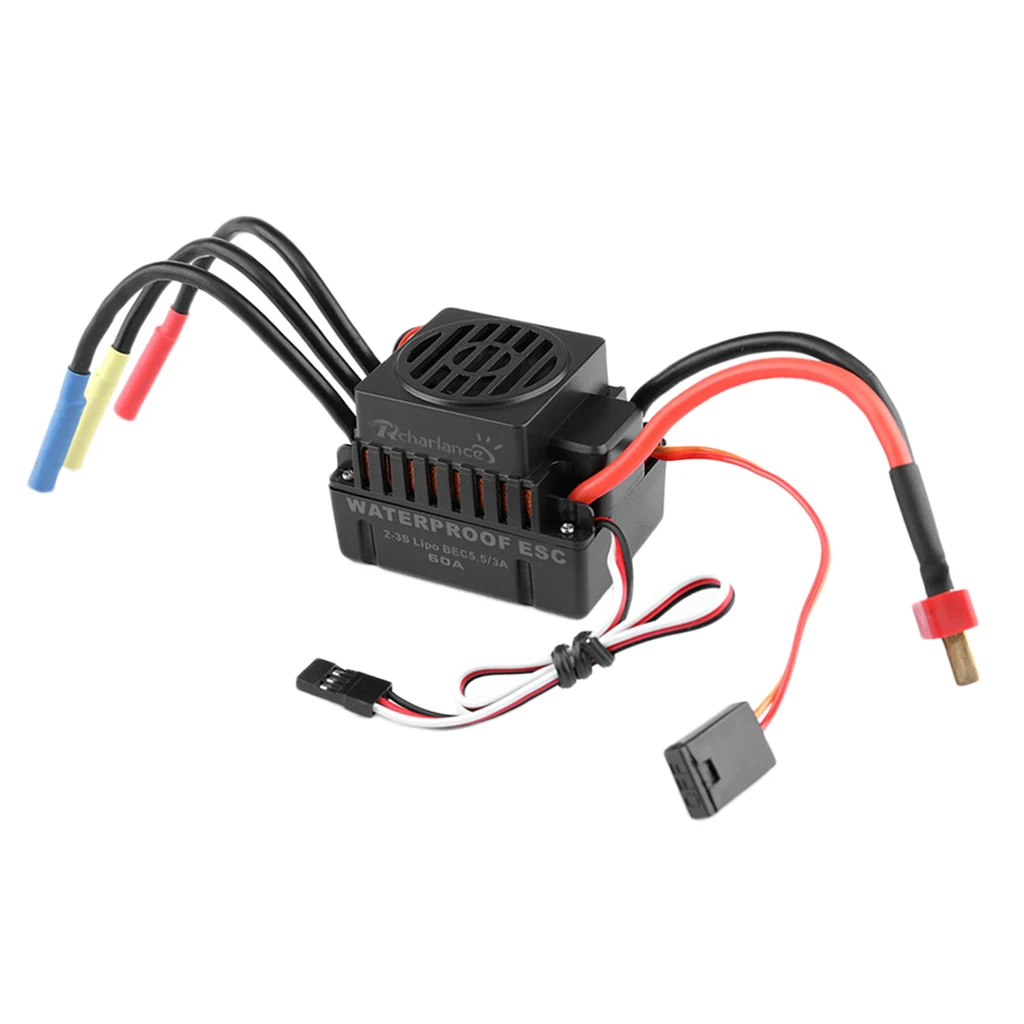 1 шт. 60A бесщеточный ESC 3650 3900kv для / 10 RC автомобиль|Детали и аксессуары| |