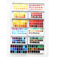 watercolor pigment solid 21 color portable student professional paintings art supplies 0 5ml1ml mini box sub package