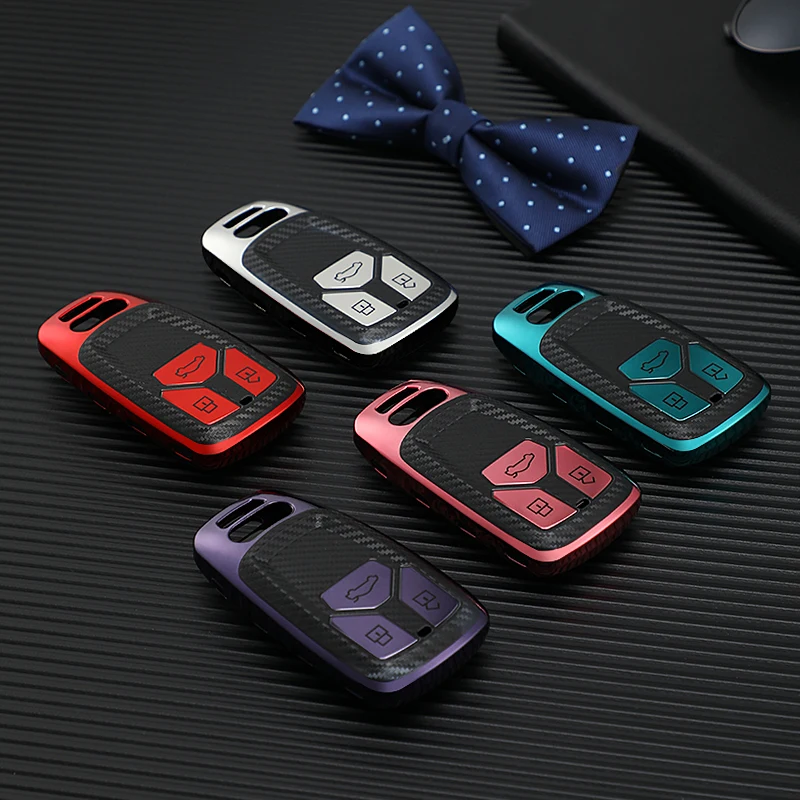 New Plating TPU Car Smart Remote Key Cover Case Shell For Audi A4 A5 Q5 Q7 B9 S4 S5 8W 8S TT mk3 TTS RS Coupe Roadster 2017 2018