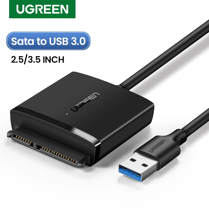 USB 3.0 To 2.5" SATA III Hard Drive Adapter Cable-SATA To USB Converter-Black 