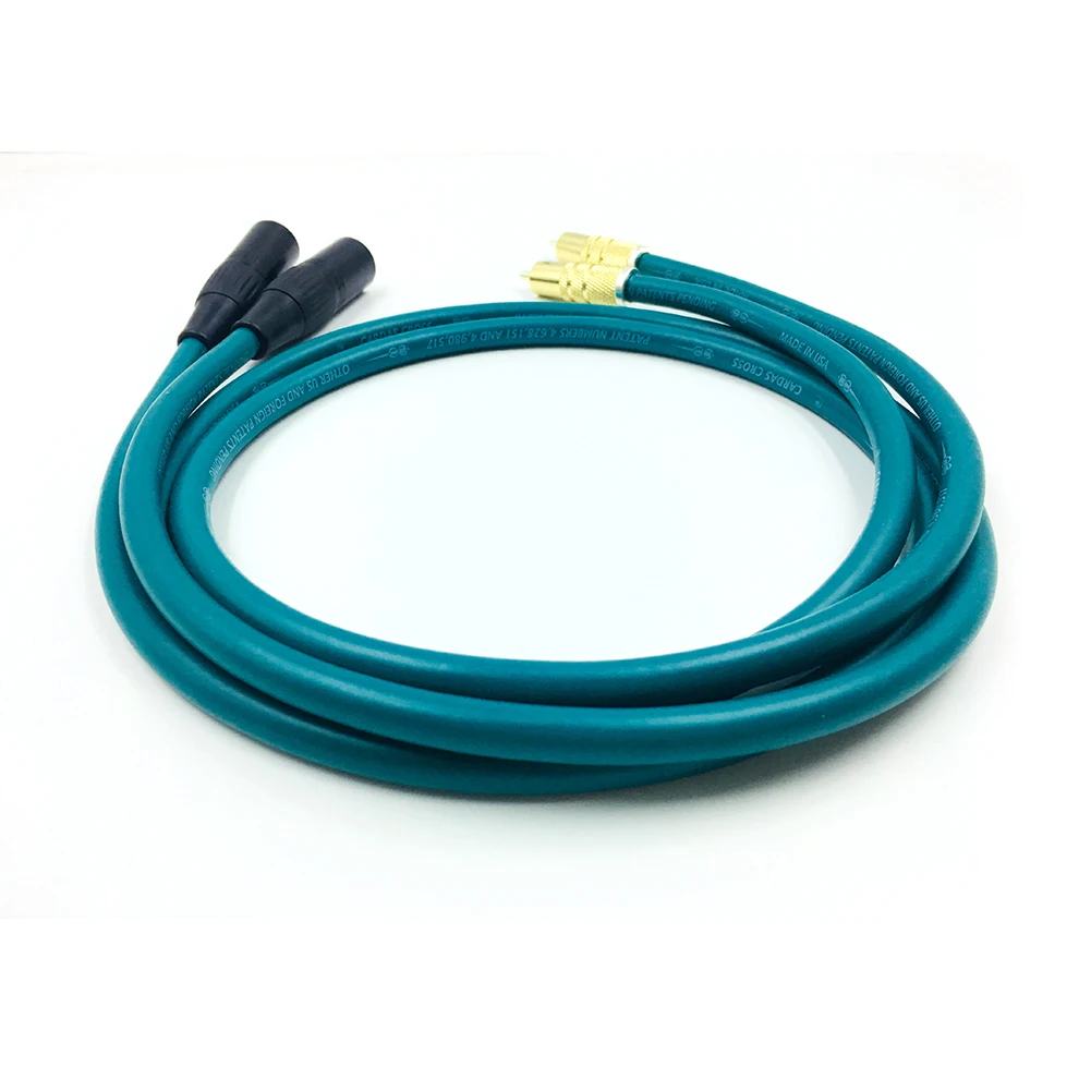 HiFi аудио 2 RCA штекер XLR Мужской Соединительный кабель HIFI 3 Pin Hi-end усилитель CD к