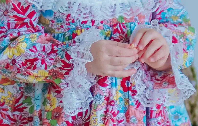 Одежда для маленьких девочек летнее новое платье в испанском стиле милое