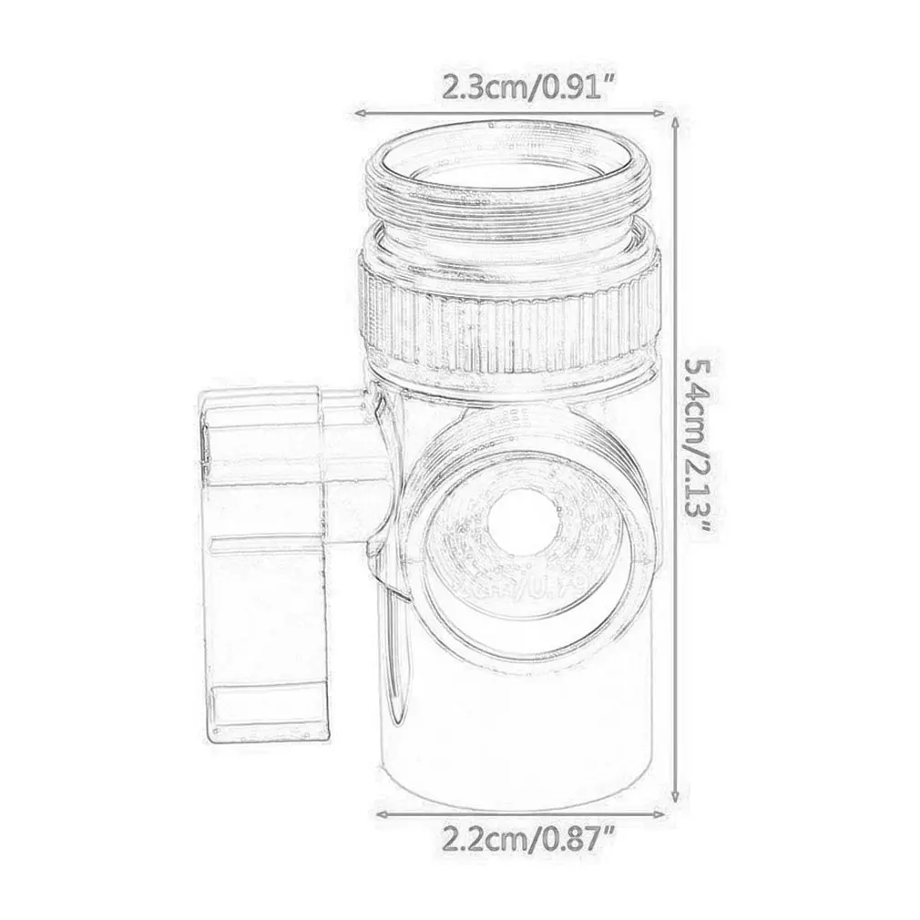 

Switch Faucet Adapter Kitchen Sink Splitter Diverter Valve Water Tap Connector Faucet Valve Diverter For Toilet Bidet Shower