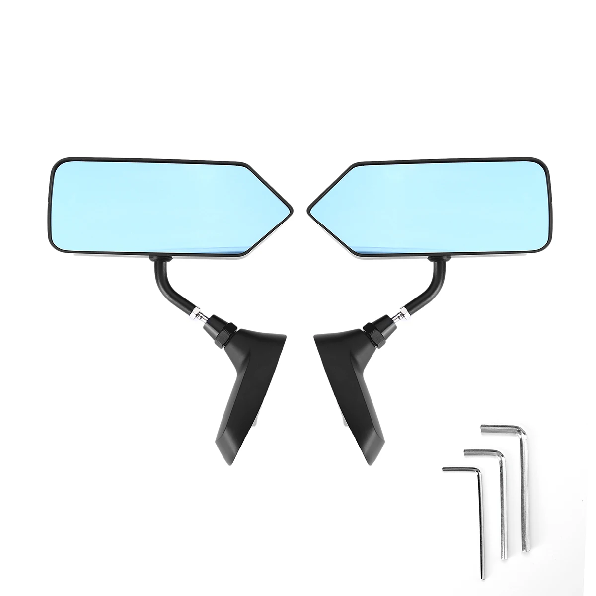 

2x Universal Car Side Rearview Mirrors For Honda For Civic For Accord Racing Drift Car Wing Rear View Mirror For Subaru WRX STI