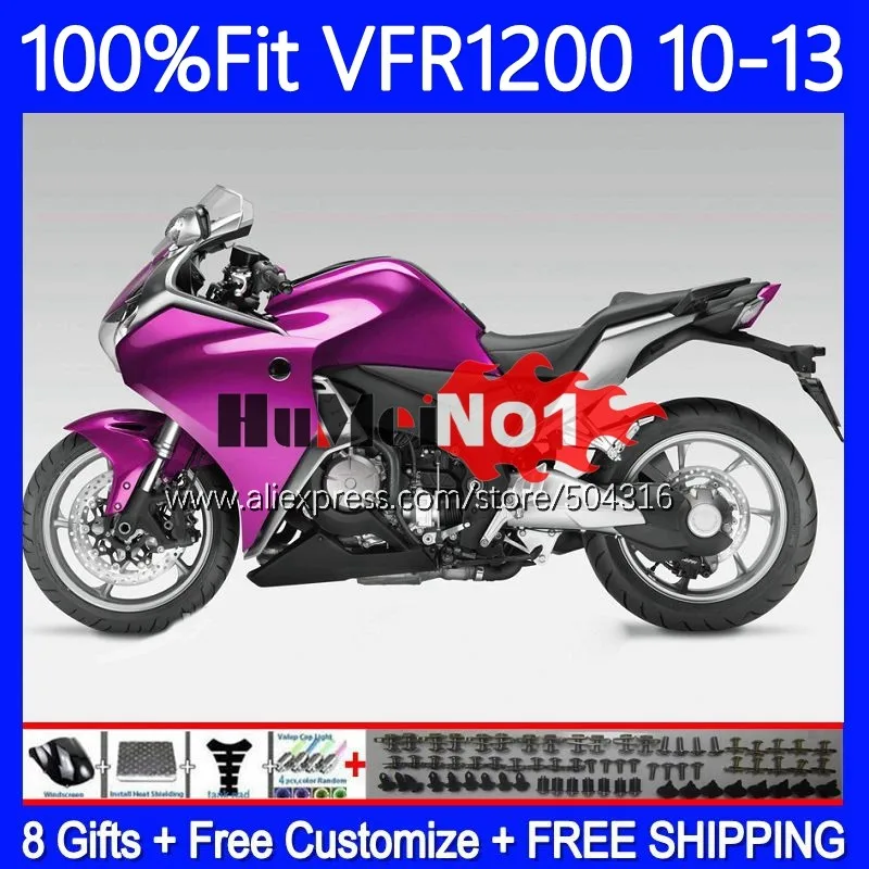 

Injection For HONDA Crosstourer VFR 1200 RR 155MC.107 VFR1200RR 10 11 12 13 VFR1200 RR 2010 2011 2012 2013 Fairings Glossy Pink