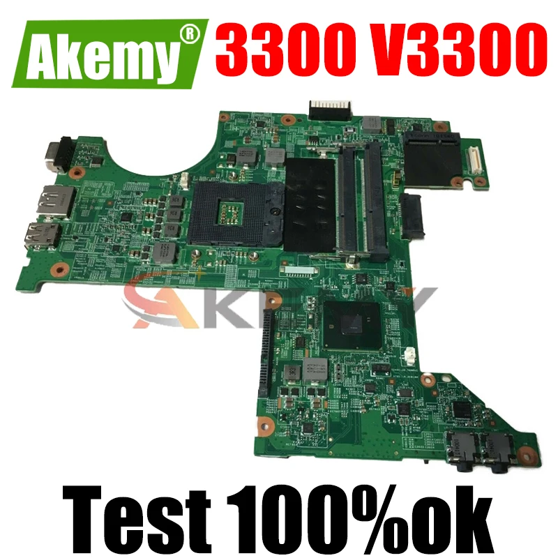 Akemy для Dell Vostro 3300 V3300 Материнская плата ноутбука 48.4EX02.0SC CN-063CX9 63CX9 063CX9 основная DDR3