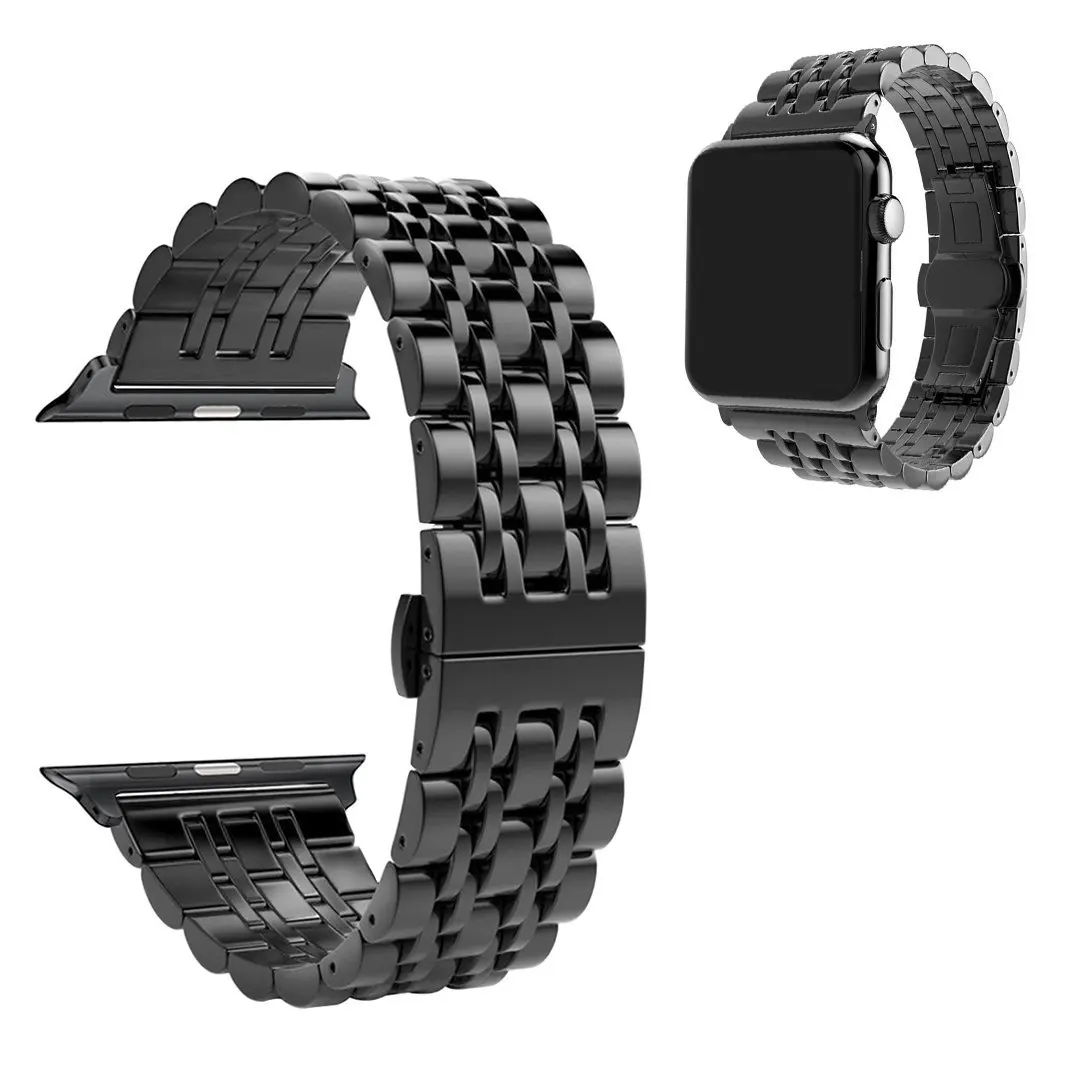 Ремешок из нержавеющей стали для Apple watch 6 Band se 5 4 44 мм 40 сменный Браслет 3 42 38 мм|strap