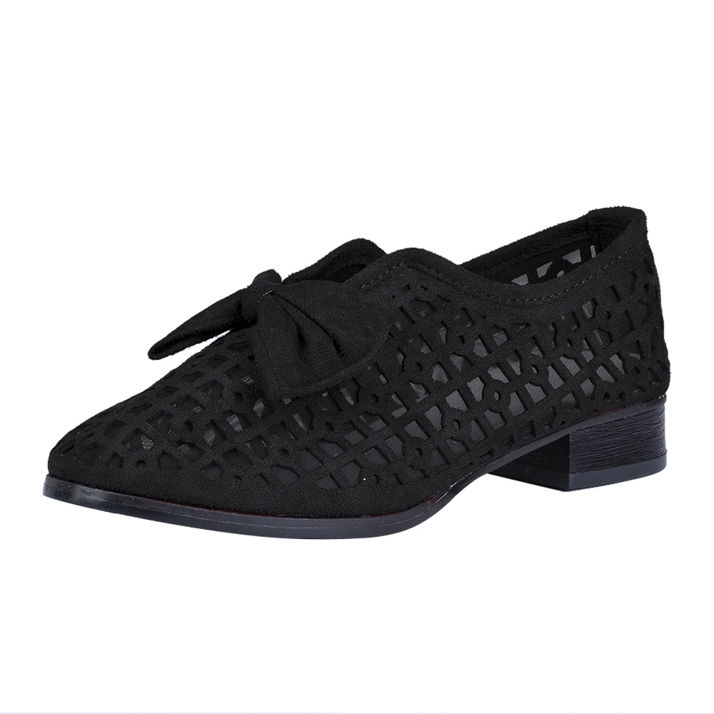 black(style1) Модные женские босоножки; женская обувь из искусственной кожи с острым носком на высоком каблуке; Новинка года; летняя дышащая повседневная обувь без застежки с перфорацией - Цвет: black(style1)