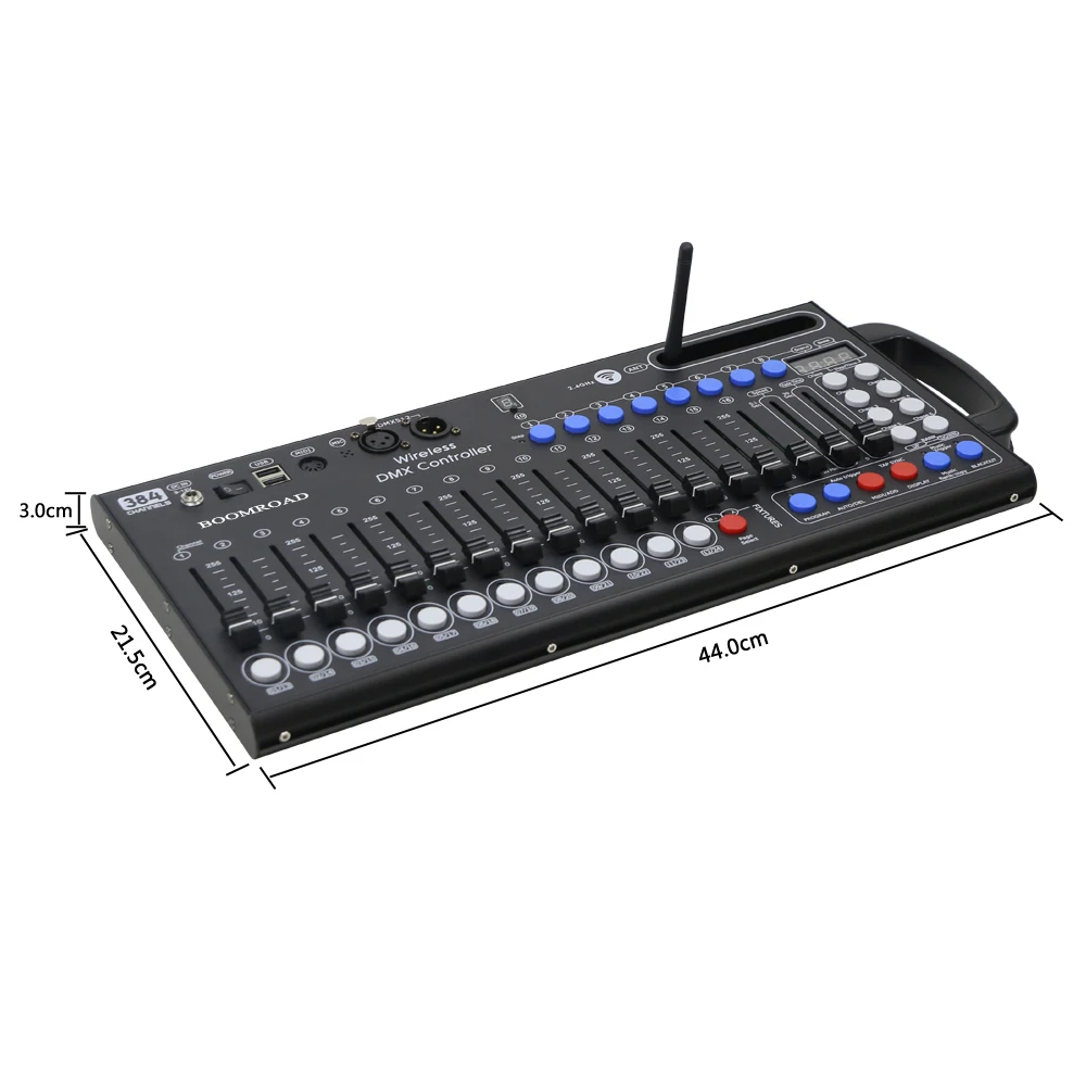 384ch Беспроводной DMX 512 DJ светильник контроллер приемник встроенный Батарея ing