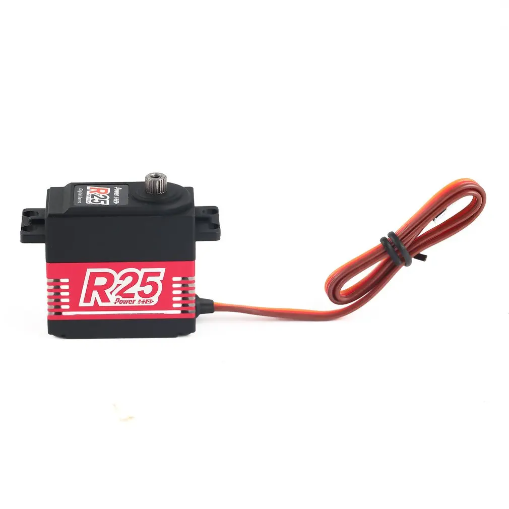 

HOT! POWER HD R25 Alloy Gear Digital Coreless High Voltage Servo with 25kg High Torque for RC Remote Control Car Boat Ship