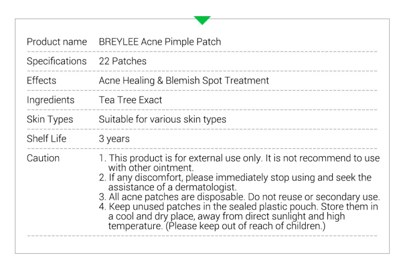 Effctive Acne Pimple Patch Perfect Tea Tree Skin Tagg Patch Acne Pimple Patch Invisible Stickers Skin Face Care Nutritious TSLM2