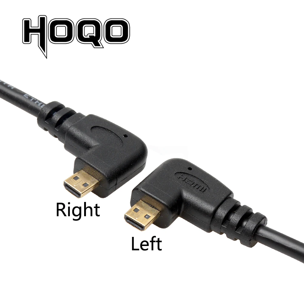 90 градусов микро HDMI к HDMI кабель вверх/вниз/влево/правый угол микро HDMI кабель для цифровой камеры sony a6400 GH4 планшет 50 см/150 см