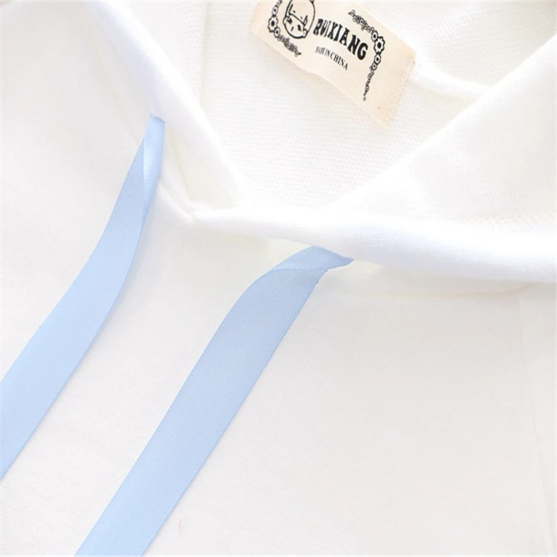 Merry Pretty Women Cartoon Print Harajuku Hooded Sweatshirts Winter Long Sleeve Drawstring Hoodies For Femme Tracksuits