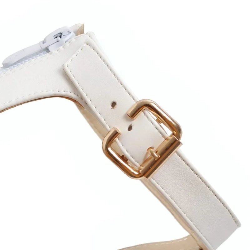 FXYCMMCQ 2021 Women's Summer Roman Flat Open-toe Sandals Simple and Comfortable 362-8