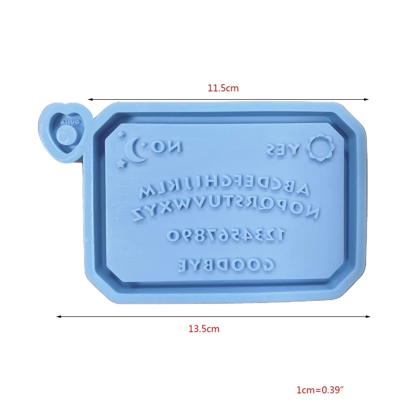 

2021 New Epoxy Resin Mold Hanging Listed Plate Pendant Casting Silicone Mould DIY Crafts Decorations Making Tools