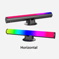 2pcs rgb sound control music rhythm light led computer car atmosphere lights colorful pickup strip lamp w app control for party