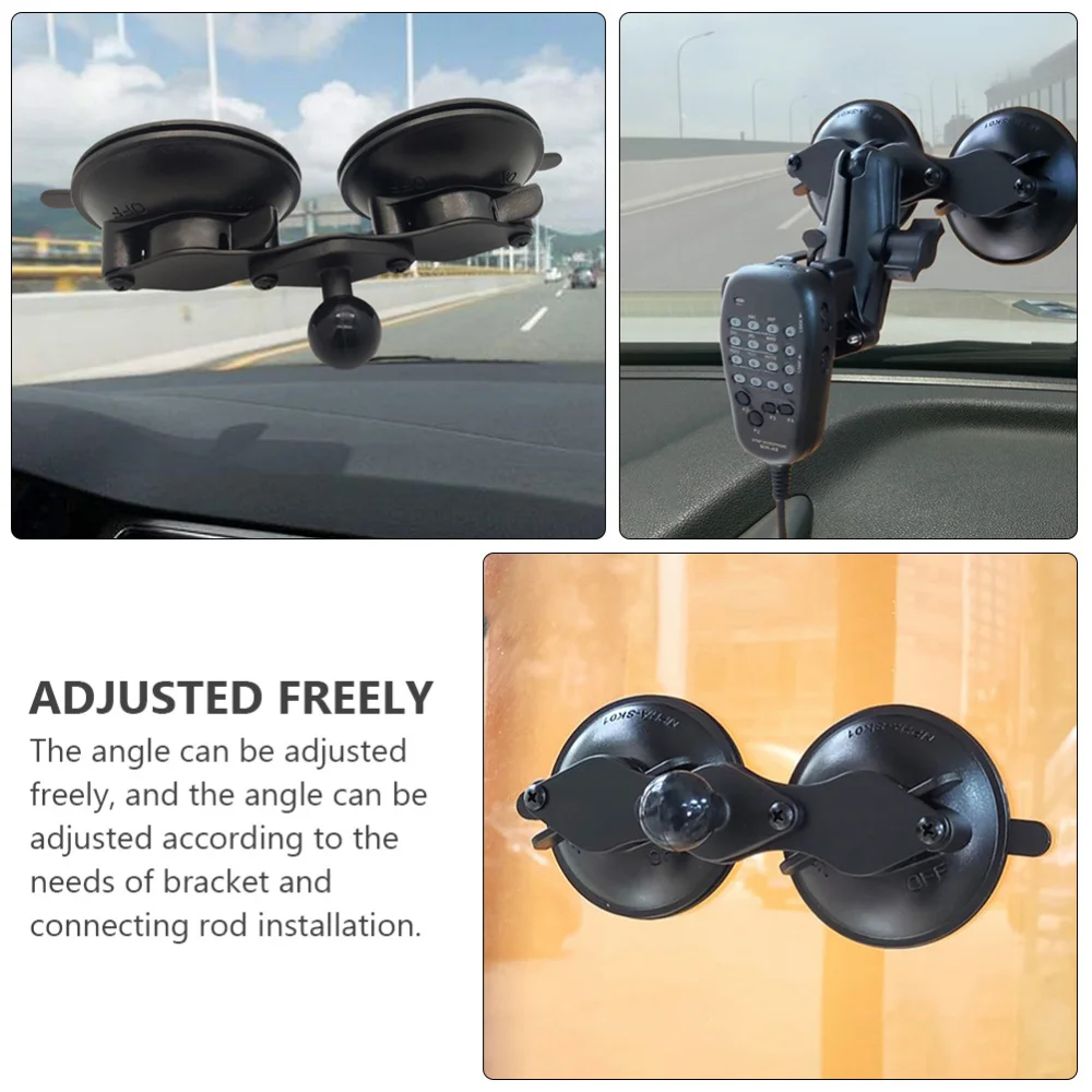 

Windscreen Suction Mount Double Sucker Ball Mount for GPS Navigator Phone