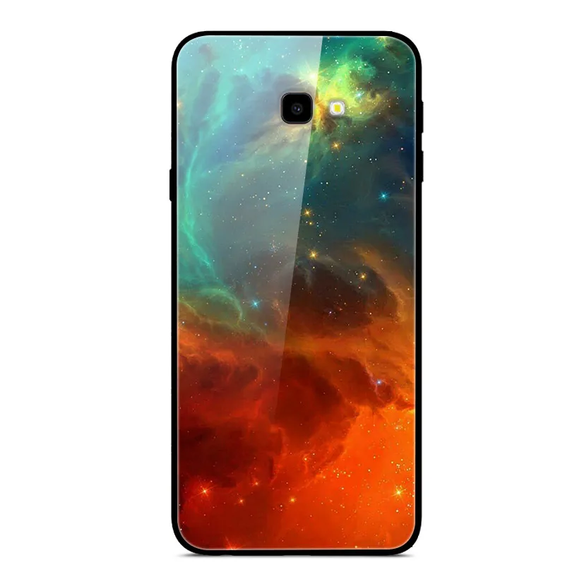 26 Для samsung J4 Plus чехол закаленное стекло твердая задняя крышка для samsung Galaxy J4 Plus чехол J 4 Plus A20E A2 Core Note 10 Plus - Цвет: 26