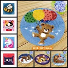 Животные серия защелка крючок ковер наборы собак 3D сегментная Вышивка Подушка шерстяной Вышивка крестом ковер Вышивка Подушка DIY knooppakket