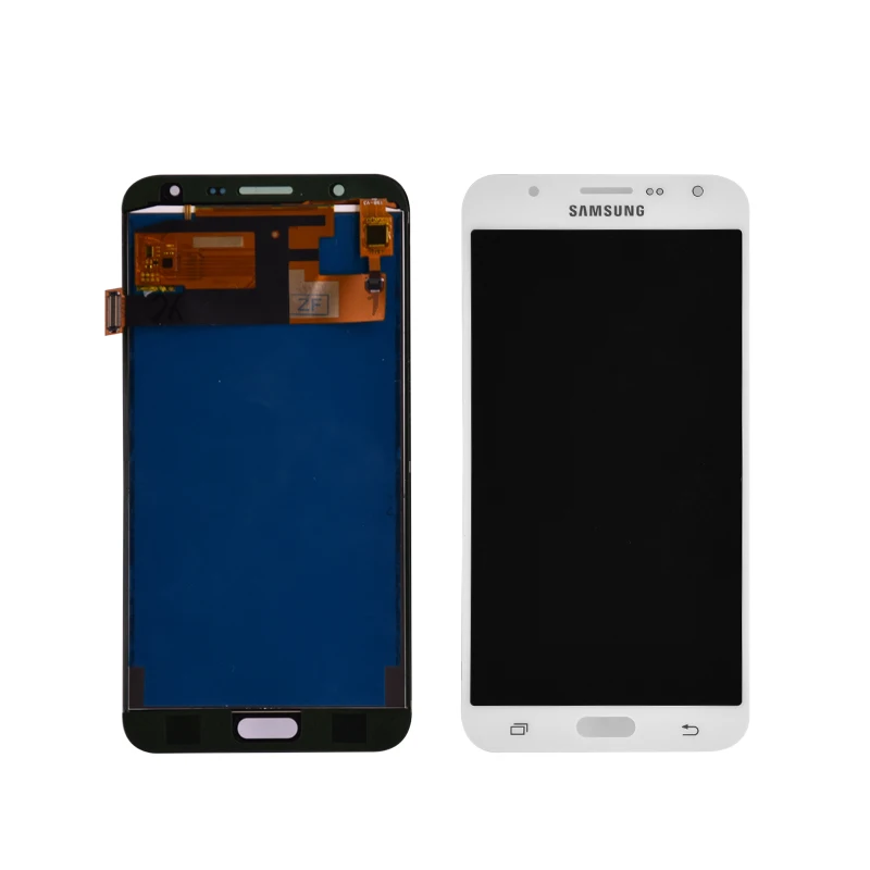 Для samsung Galaxy J7 J700 J700F J700M J700H ЖК-дисплей с кодирующий преобразователь сенсорного экрана в сборе регулировка яркости