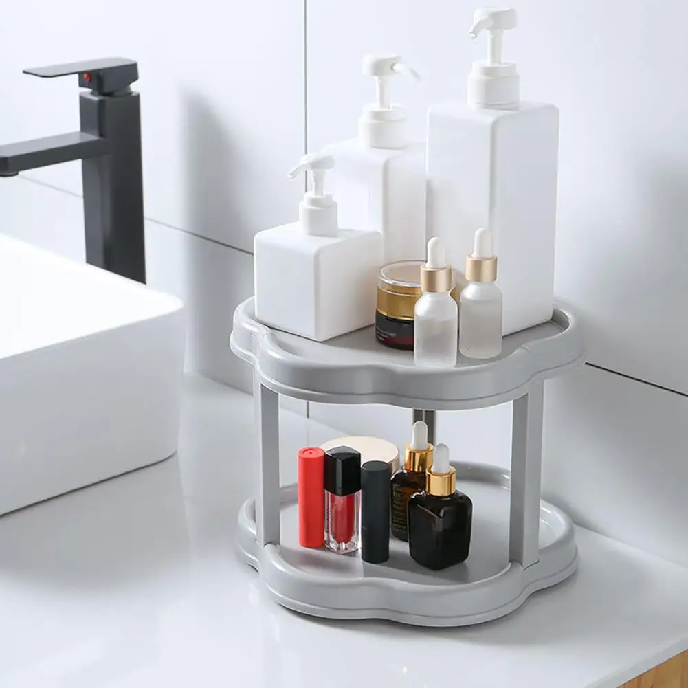 Нескользящая полка для приправ с вращением на 360 градусов бутылок угловой