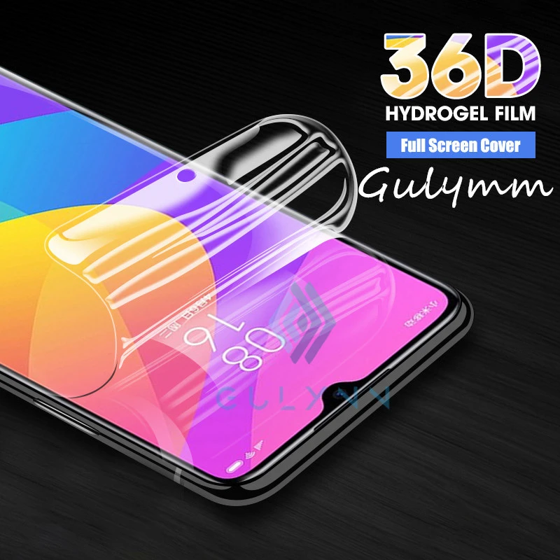 Изогнутая Гидрогелевая пленка с полным покрытием 36D для Xiaomi Mi 9 9SE 9T 10 E HD Защита