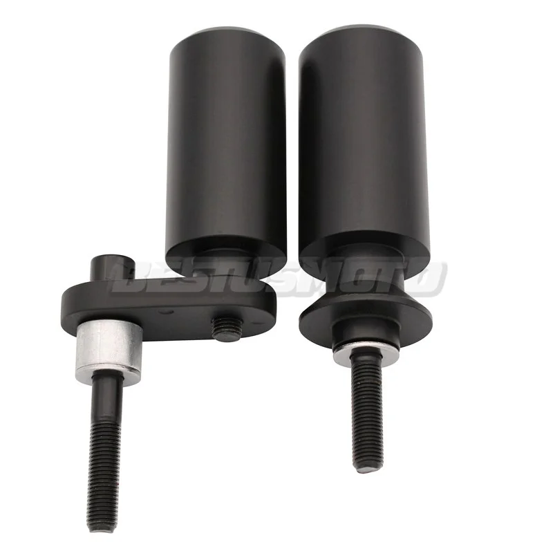 Мотоциклетные Углеродные и черные ползунки без обрезания защита от падения для