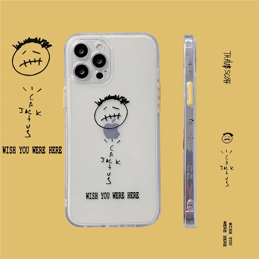 Улица тенденция принтом Трэвиса Скотта Huncho Джек ASTROWORLD Чехол для мобильного