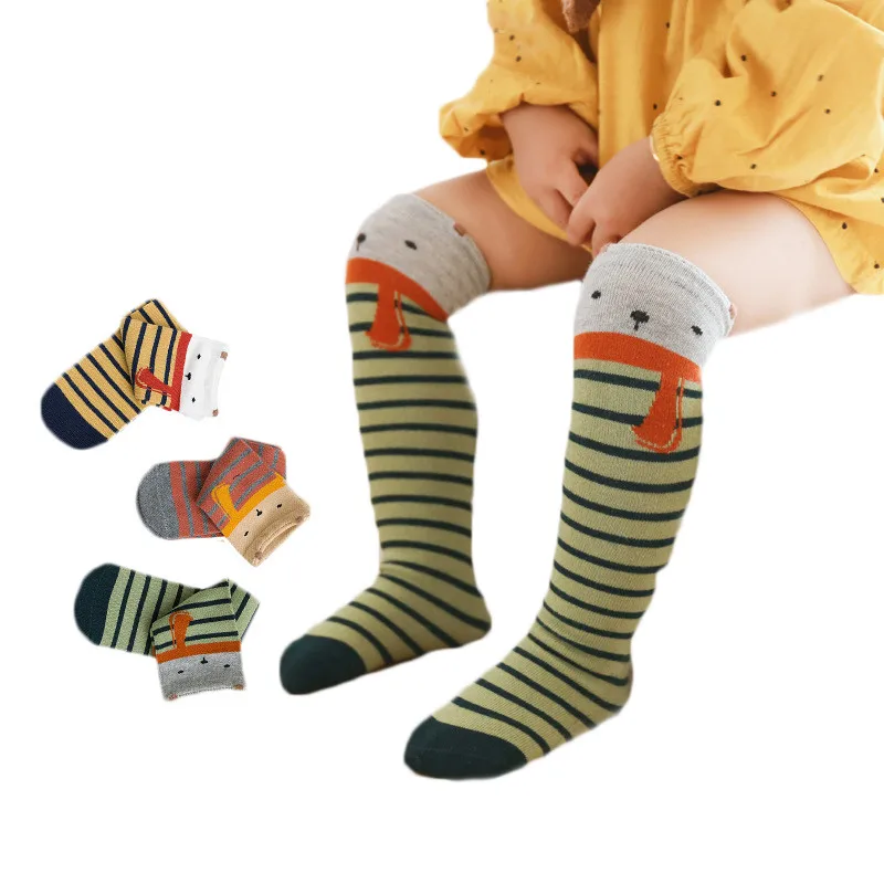 3 пар/лот носки для маленьких девочек хлопковые мальчиков с рисунками животных