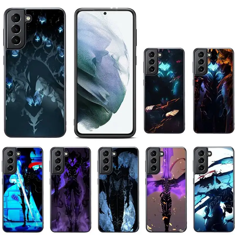 

Solo Leveling Igris Phone Case For Samsung S8 S9 S10 S20 plus 5G lite note 20 ultra PC nax fundas cover