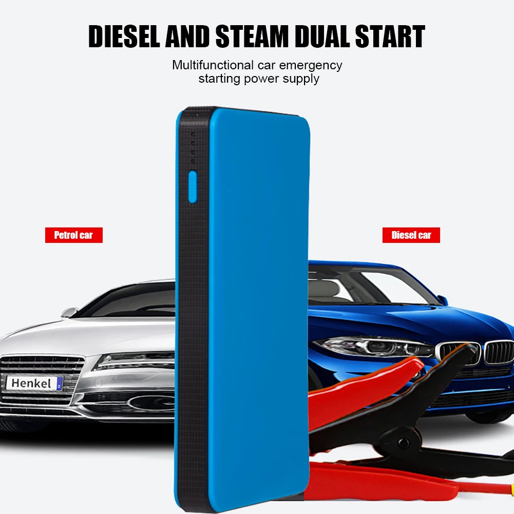 20000mAh Car Battery Jump Starter Power Bank 12V 400A Auto Emergency Booster Starting Device with Flashlight for 2.0L Gasoline | Автомобили