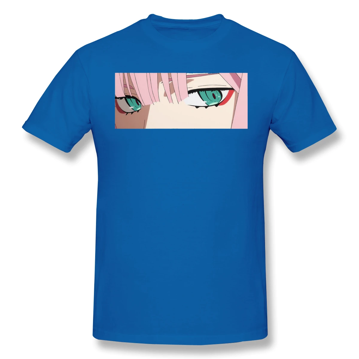 

Zero Two Eyes T Shirt White Darling In The Franxx printed Tshirt Summer large TShirts
