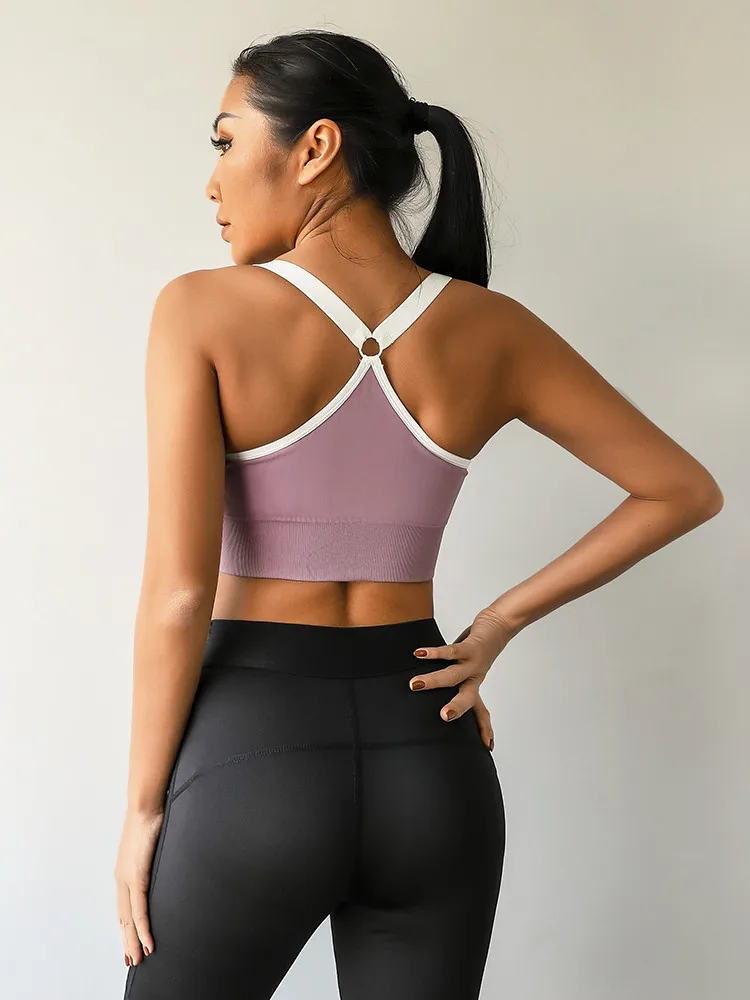 Новый мягкий спортивный бюстгальтер с регулируемыми лямками Русалка бесшовный