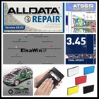 Программное обеспечение 2021 Alldata 10,53, программное обеспечение для ремонта автомобиля, яркая мастерская Atsg2017 Elsawin6.0, тяжелый грузовик, автомобильные данные 49in1tbhdd usb3.0