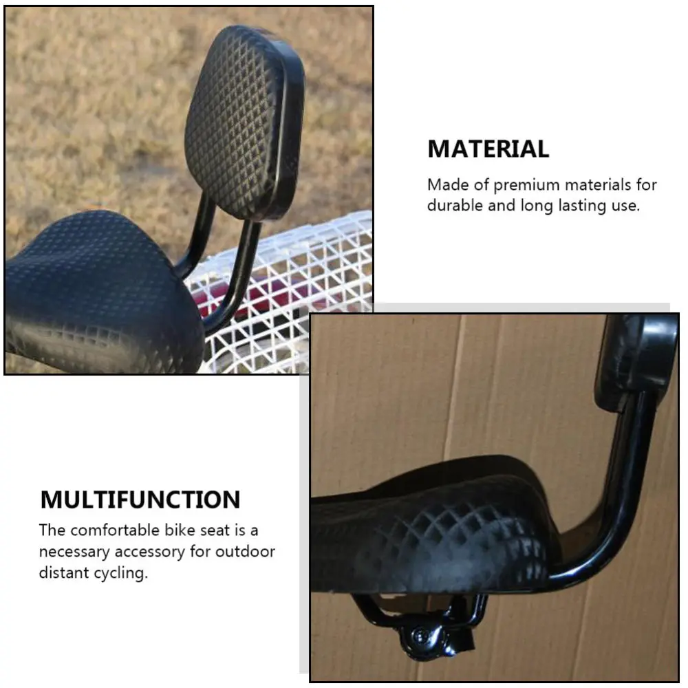 

Bike Cycling Saddle with Backrest Thickened Bike Saddle Breathable Bike Seat