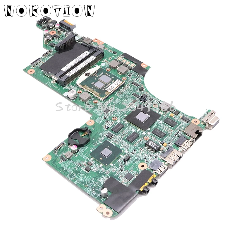 NOKOTION для hp павильон DV7 DV7T DV7-4000 Материнская плата ноутбука HM55 DDR3 DA0LX6MB6F2 615308-001 аккумулятор большой емкости HD5650M 17,3 дюймов Процессор