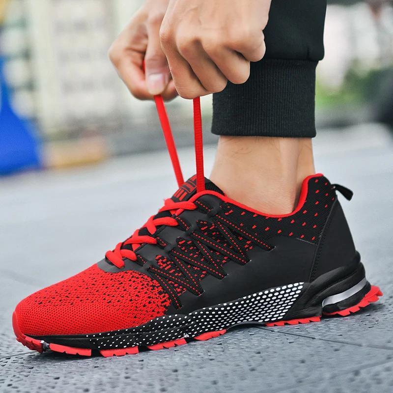 

Trendy brand cross-border hot style marathon breathable sports running shoes, fashionable non-slip casual running light shoes