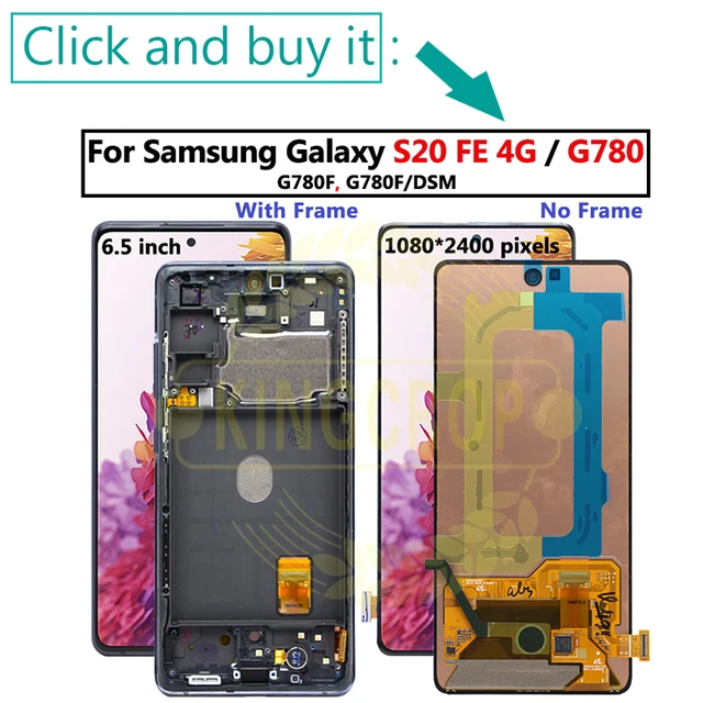 Ensemble Écran Tactile Lcd De Qualité Supérieure, Pour Samsung Galaxy S20fe  S20 Fe G780 G781f S20 Lite S20 Fan Edition - Mobile Téléphone Lcd -  AliExpress