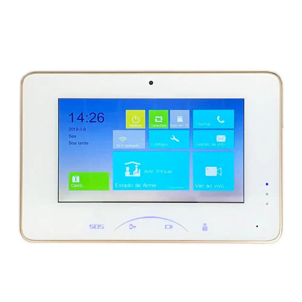 HIK многоязычный внутренний монитор DS-KH8301-WT телефонное приложение Hik-подключение