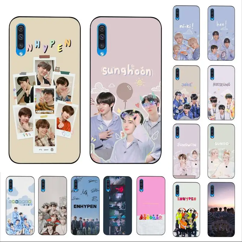 

YNDFCNB enhypen kpop Phone Case for Samsung A51 01 50 71 21S 70 10 31 40 30 20E 11 A7 2018